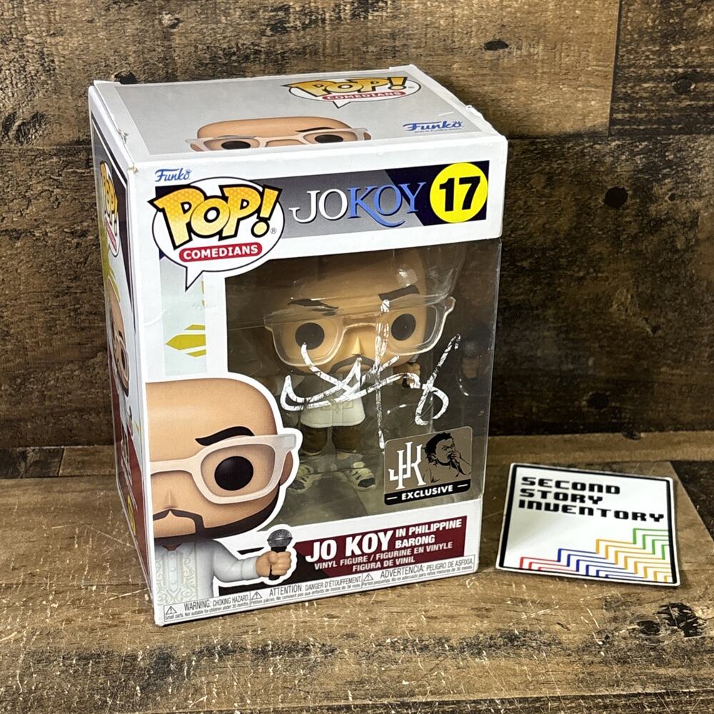 JO KOY "IN PHILIPPINE BARONG " COMEDIANS FUNKO POP #17 Autographed in white
